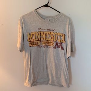 Vintage Minnesota Golden Gophers Oversized Tshirt Size Large
